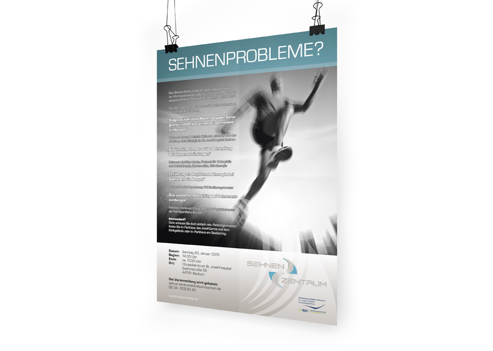 Sehnenzentrum-Plakat
