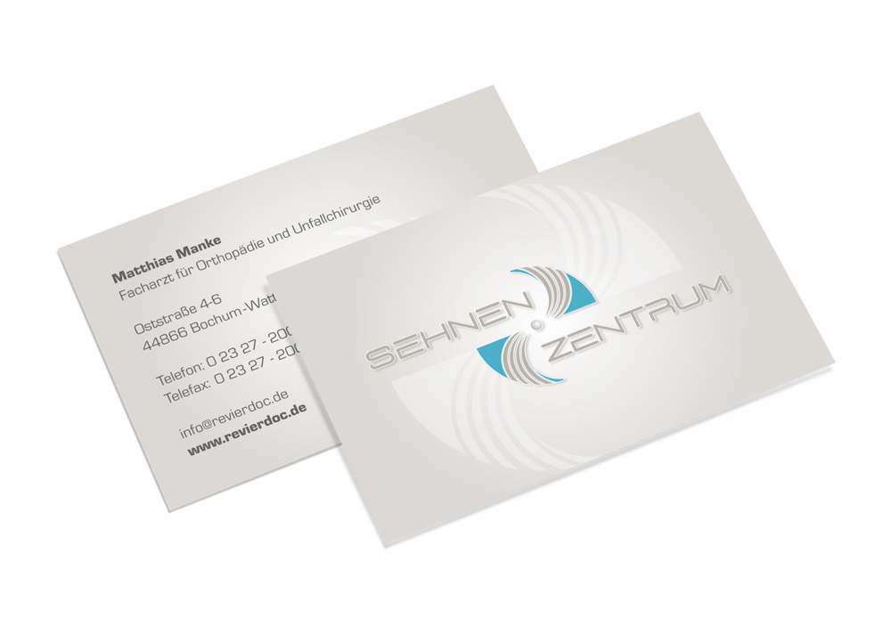 Sehnenzentrum-Visitenkarte