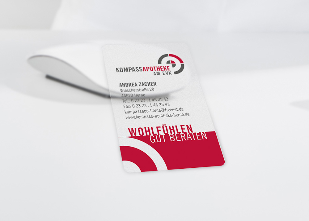 Kompass-Apotheke-transparente-Visitenkarten