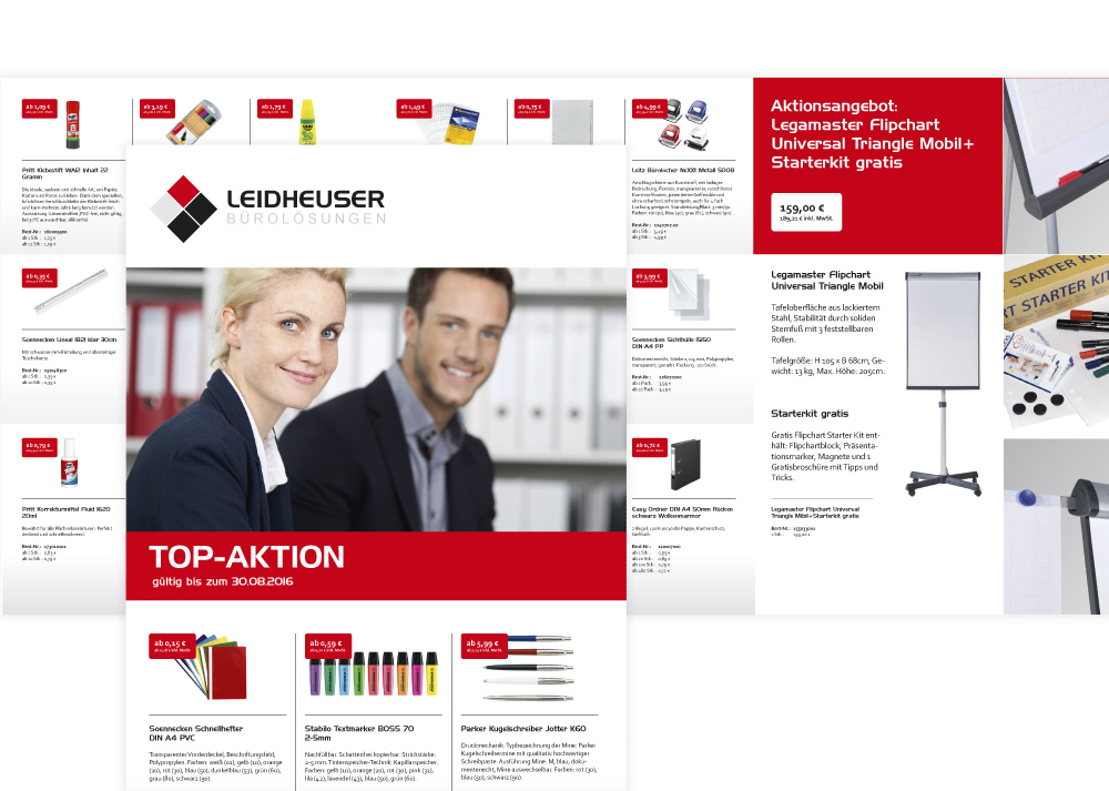 Leidheuser-Prospekt-Bürobedarf